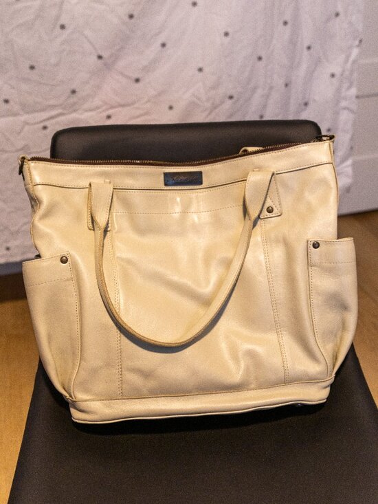 Cream Leather Nena and Co The Perfect Bag main image 3